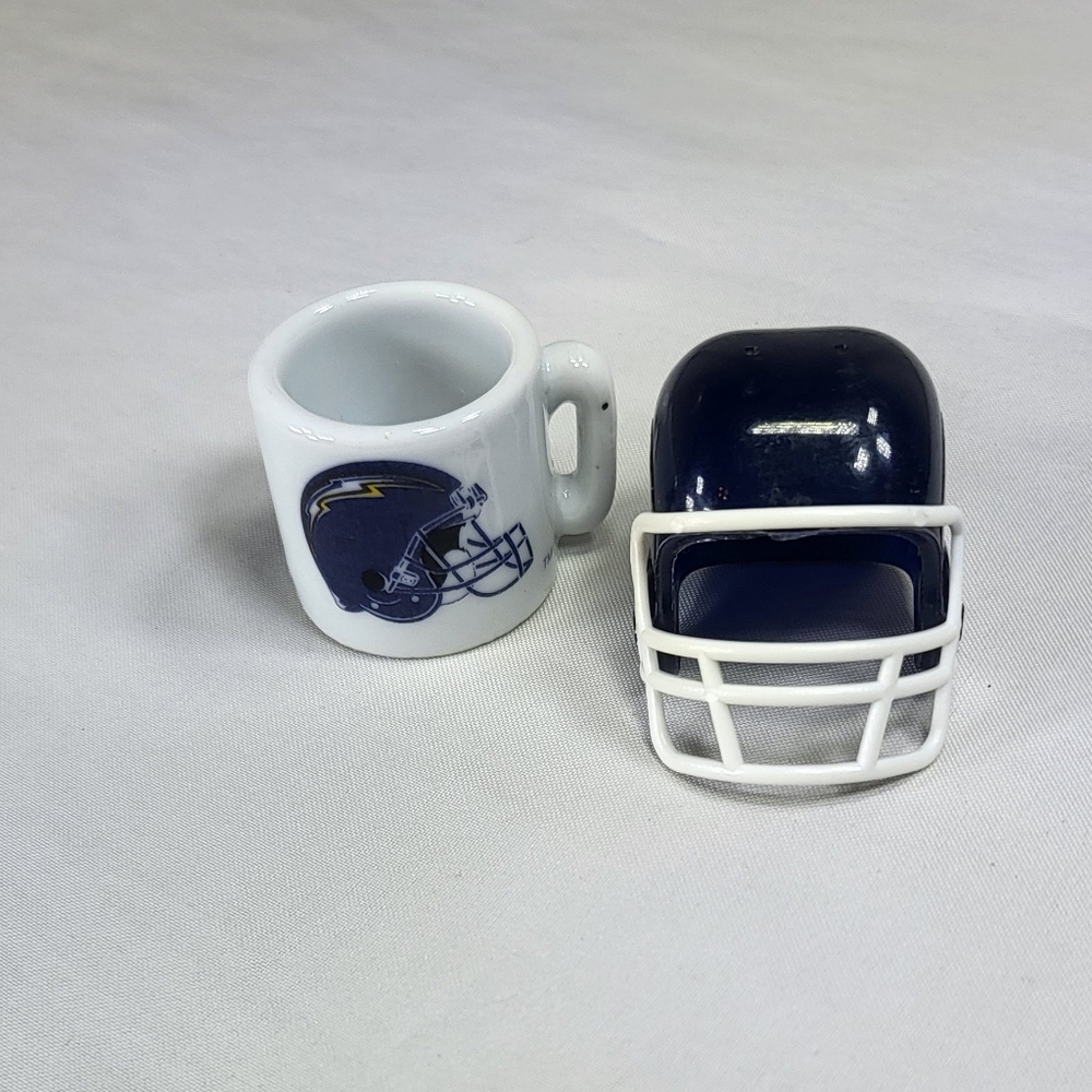 San Diego Chargers NFL Mini Ceramic Mug and Mini Helmet - Picture 8 of 10